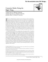 Centurion Media: Doing the Right Thing