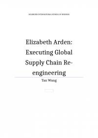 Elizabeth Arden: Executing Global Supply Chain Re-engineering