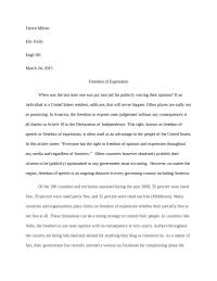 Freedom of Speech Farren