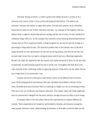 Economics essay