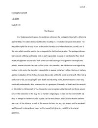 Hamlet Research Paper