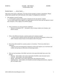 System Analysis & Design