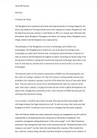 Corning Case Study
