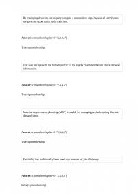 OPMT 616 Midterm