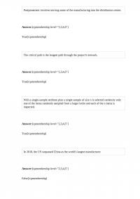 BUSOPMT 790 Quiz