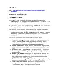 IFRS in the US