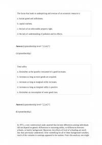 ECB 499 Quiz