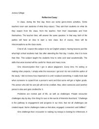 Reflective Essay Jenevy