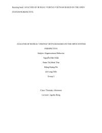 Organizational behaviors analysis