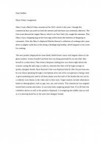Market homework