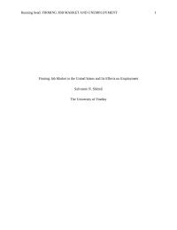 Firming Jobs Market in U.S