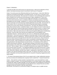 Econ Chapter 1 Globalization1