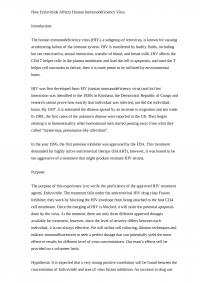HIV Research Proposal