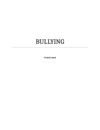 Bullying