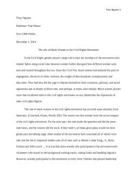 The role of woman