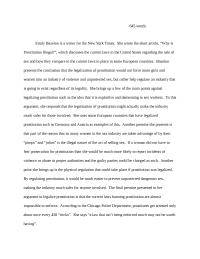 Legality of Prostitution