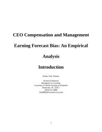 Accounting CEO Compensation and