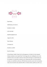 Thank you letter