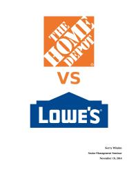 Lowe's vs Home Depot