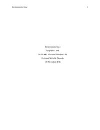 Enviormental Law