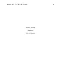 Definition of Strategic Planning
