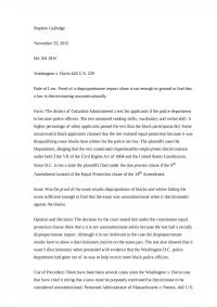 Washington v. Davis 426 U.S. 229