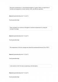 PRST 583 Test 2