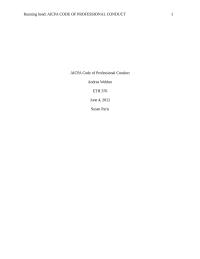 AIPCA Code of Professional Conduct