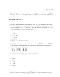 Fundamental of Advanced Accounting