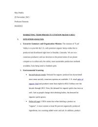 Marketing Project Mya Patella29