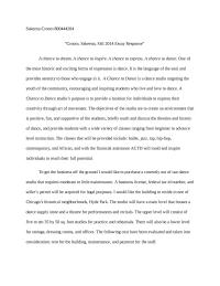 “Croom, Sakeena, Fall 2014 Essay Response”