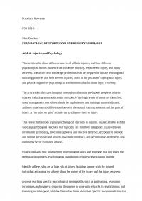 Sports Psychology Francisco
