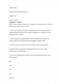 Data Communications & Networking