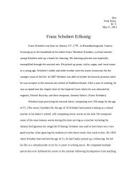 Franz Schubert Erlkonig