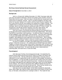 Bio-psyco-social-spiritual-sexual Assessment