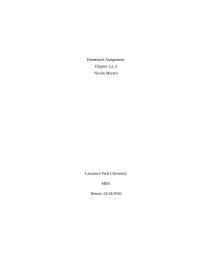 Garrison Noren Brower – Assignments Chapter 1,2,3