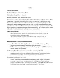 Aruba-Political Environment