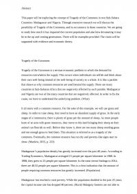 Trade of the Commons