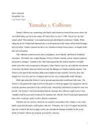 Yamaha V Calhoun
