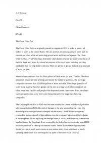 Clean Water Act