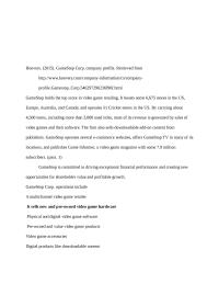 GameStop Final Project