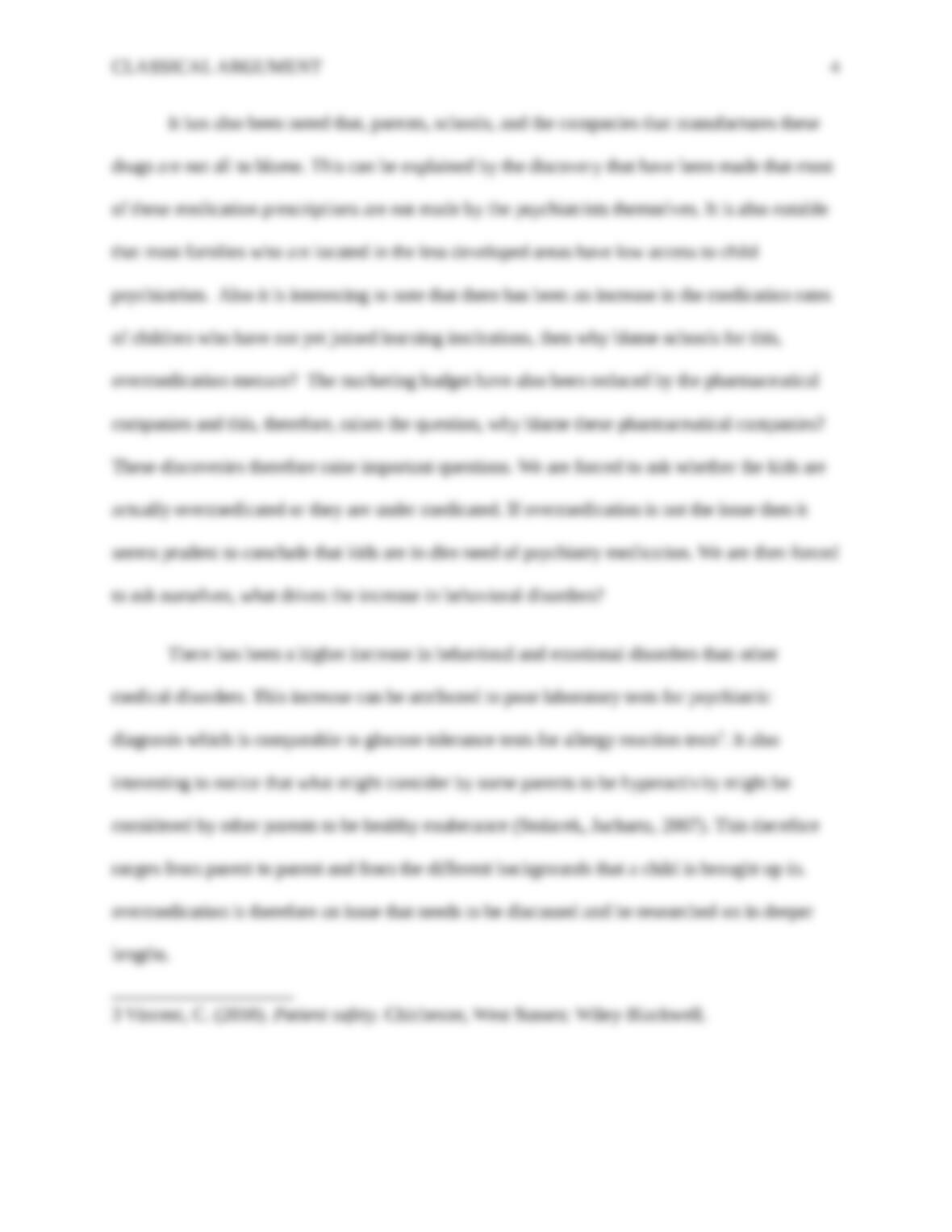 Overmedicated children essay 08 picture