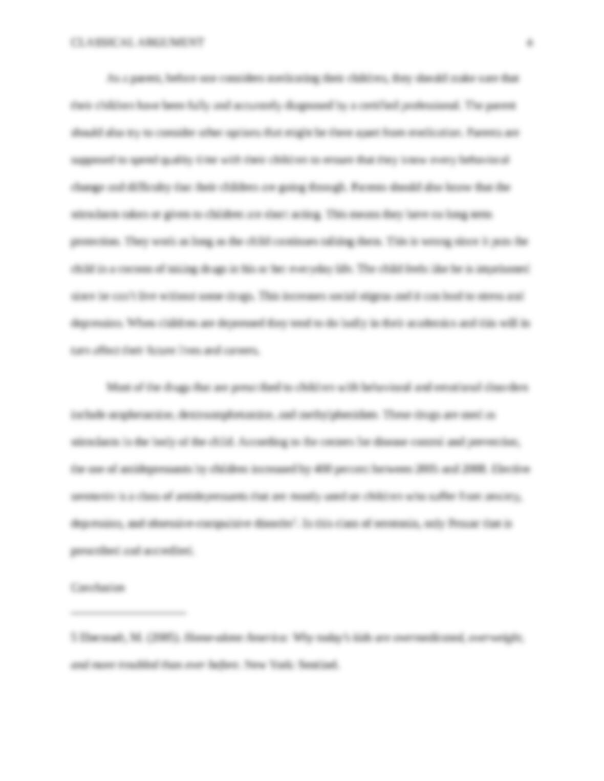 Overmedicated children essay 04 image
