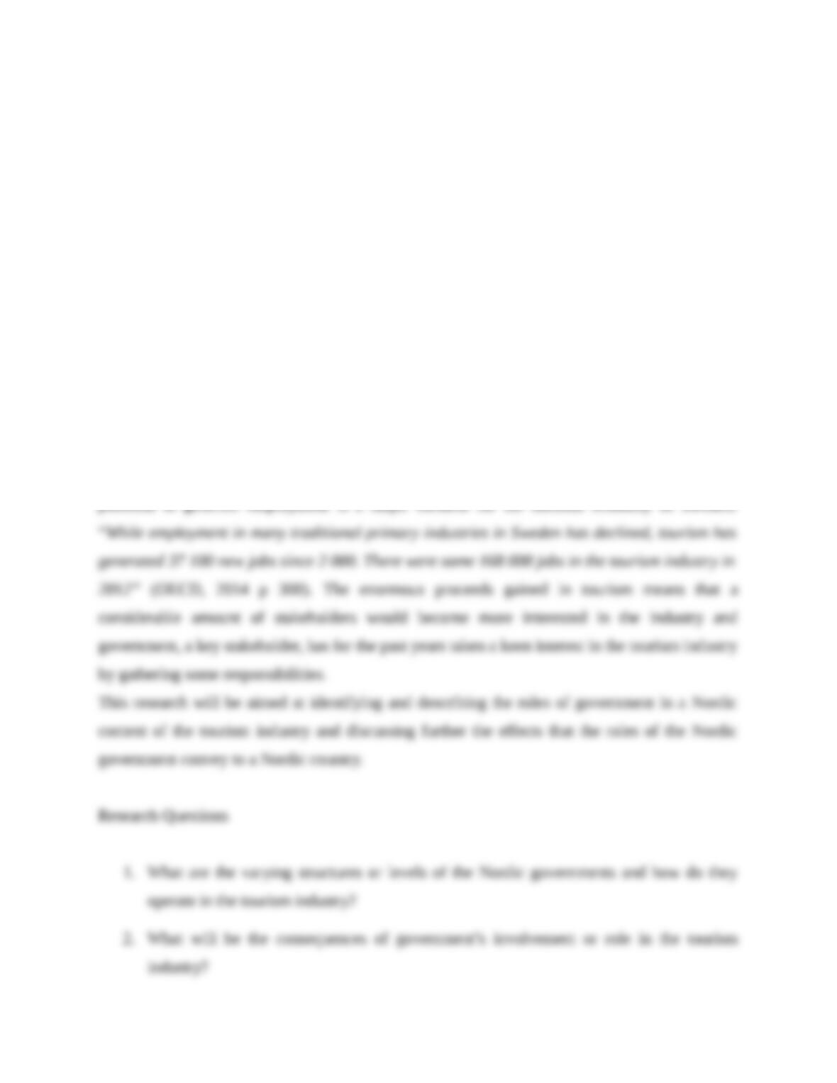 Construction Engineering Dissertation Topics - Research Prospect dissertation about the government and tourism
