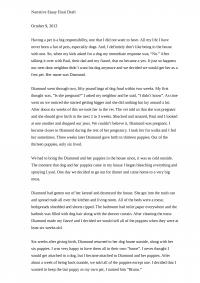 Narrative Essay Final Draft