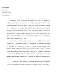 New Deal Paper