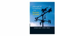 Managerial Economics & Business Strategy – 8th Ed.