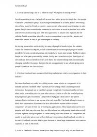 Facebook Analysis Facebook Case1