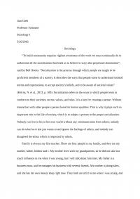 Sociolization