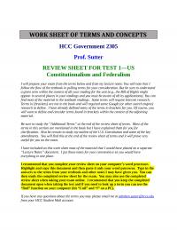 Government Essay